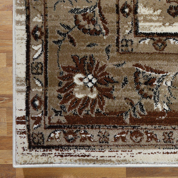 Kota 1426 Brown Beige Transitional Patterned Rug - Rugs Of Beauty - 4