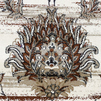 Kota 1426 Brown Beige Transitional Patterned Rug - Rugs Of Beauty - 6