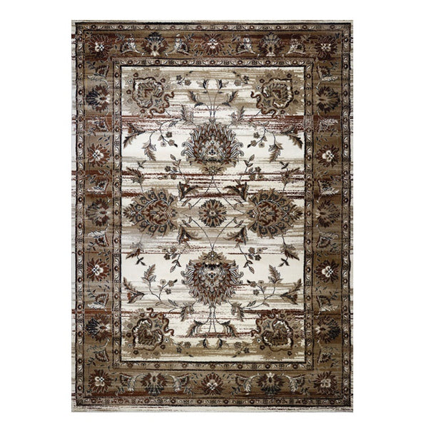 Kota 1426 Brown Beige Transitional Patterned Rug - Rugs Of Beauty - 1