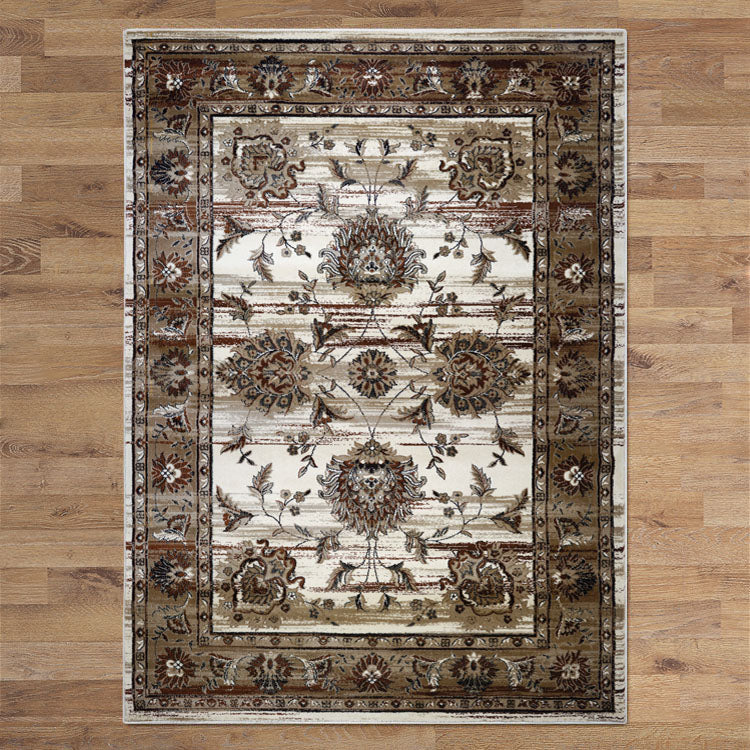 Kota 1426 Brown Beige Transitional Patterned Rug - Rugs Of Beauty - 3