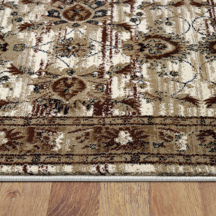 Kota 1426 Brown Beige Transitional Patterned Rug - Rugs Of Beauty - 5