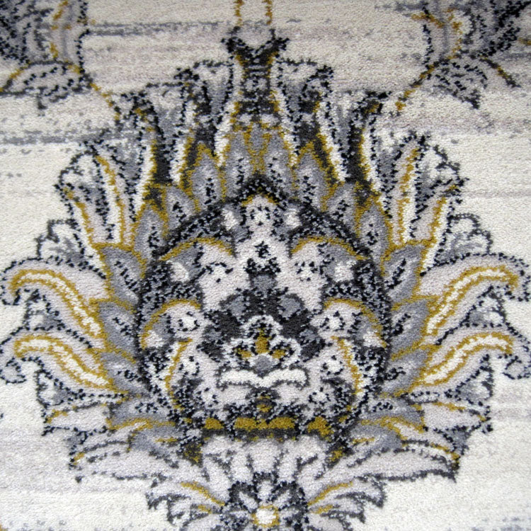 Kota 1426 Gold Grey Beige Transitional Patterned Rug - Rugs Of Beauty - 6