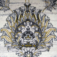 Kota 1426 Gold Grey Beige Transitional Patterned Rug - Rugs Of Beauty - 6