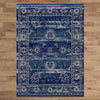 Kota 1426 Navy Blue Beige Transitional Patterned Rug - Rugs Of Beauty - 3
