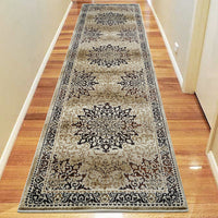 Kota 1427 Beige Brown Black Transitional Patterned Rug - Rugs Of Beauty - 7