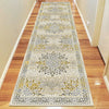 Kota 1427 Gold Beige Grey Transitional Patterned Rug - Rugs Of Beauty - 7