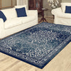 Kota 1427 Navy Blue Beige Transitional Patterned Rug - Rugs Of Beauty - 2