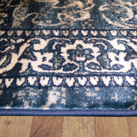 Kota 1427 Navy Blue Beige Transitional Patterned Rug - Rugs Of Beauty - 6