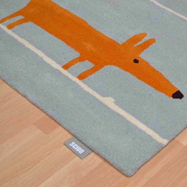 Scion Mr Fox Aqua 25308 Modern Designer Wool Rug - Rugs Of Beauty - 5