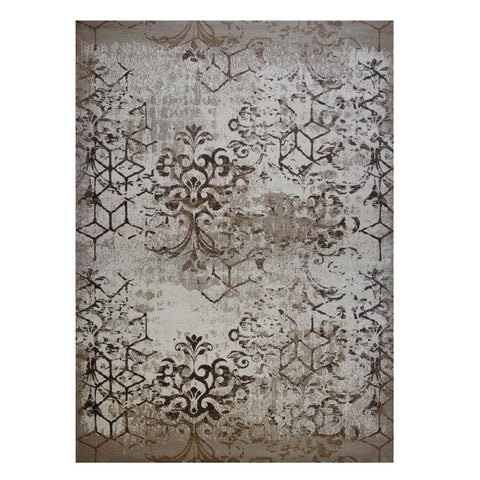 Quilon 1676 Sand Modern Abstract Patterned Rug - Rugs Of Beauty - 1