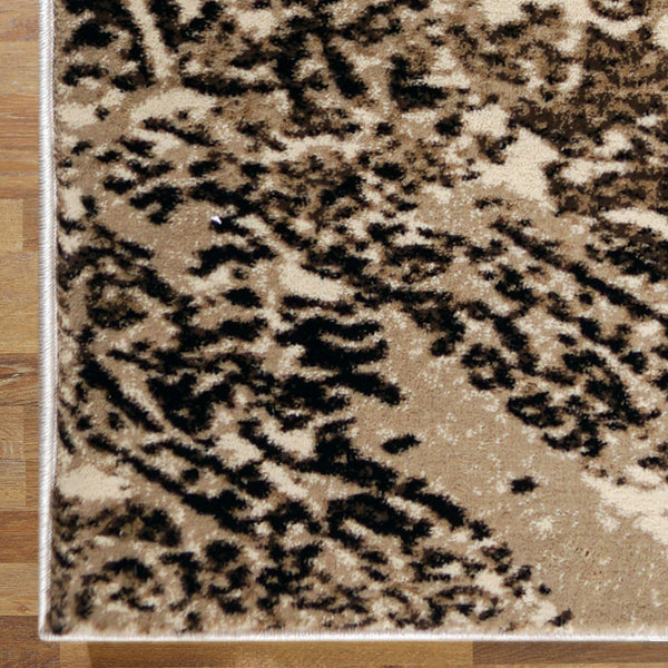 Quilon 1679 Sand Modern Abstract Patterned Rug - Rugs Of Beauty - 6