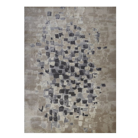Quilon 1680 Sand Modern Abstract Patterned Rug - Rugs Of Beauty - 1
