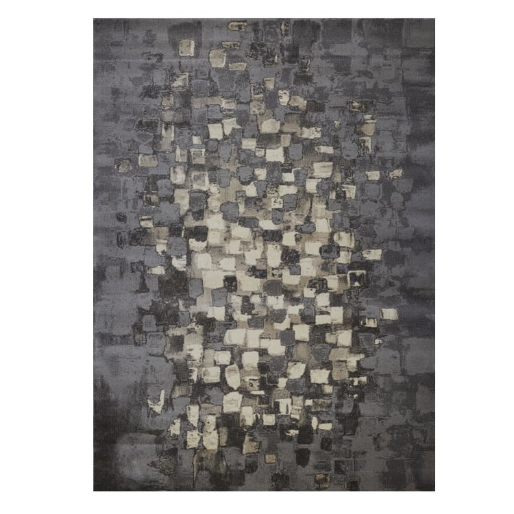 Quilon 1680 Smoke Modern Abstract Patterned Rug - Rugs Of Beauty - 1
