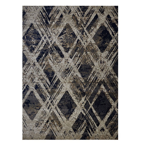Quilon 1681 Ash Modern Abstract Patterned Rug - Rugs Of Beauty - 1