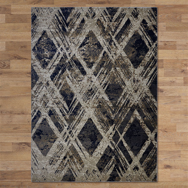 Quilon 1681 Ash Modern Abstract Patterned Rug – Rugs Of Beauty