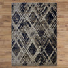 Quilon 1681 Ash Modern Abstract Patterned Rug - Rugs Of Beauty - 3
