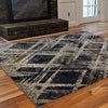 Quilon 1681 Ash Modern Abstract Patterned Rug - Rugs Of Beauty - 2