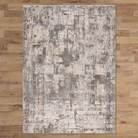 Nema 4380 Light Grey Modern Patterned Rug - Rugs Of Beauty - 3