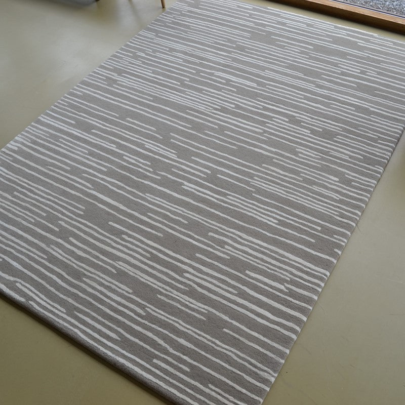 Florence Broadhurst Slub Mist 039401 Designer Wool Viscose Rug - Rugs of Beauty - 2