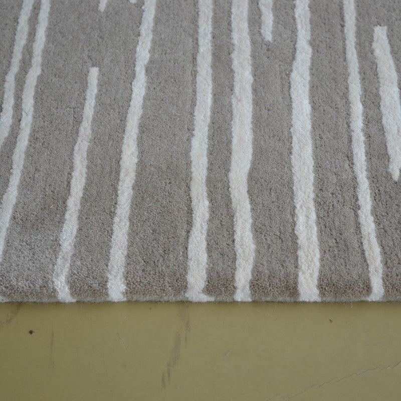 Florence Broadhurst Slub Mist 039401 Designer Wool Viscose Rug - Rugs of Beauty - 3