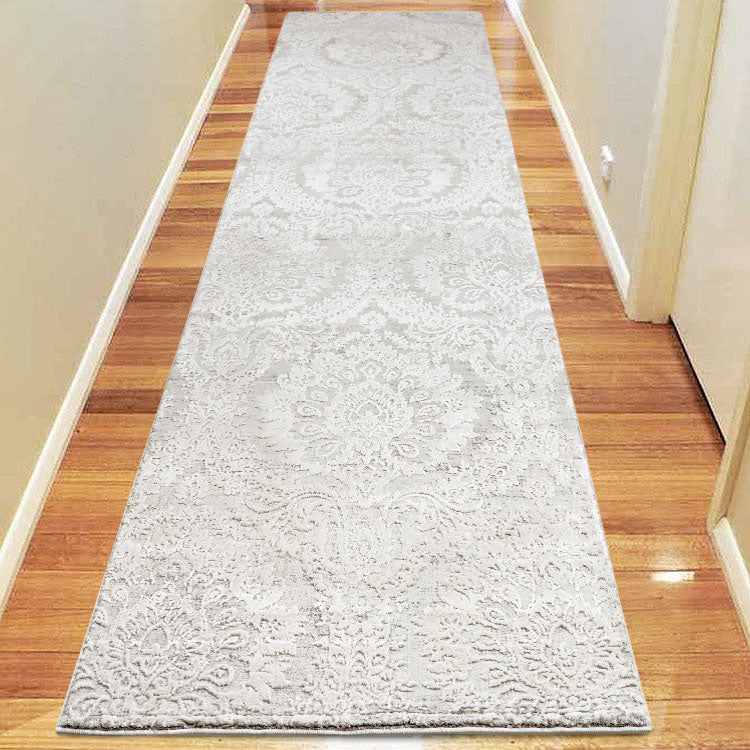 Acapulco 765 Vanilla Damask Patterned Modern Rug - Rugs Of Beauty - 7
