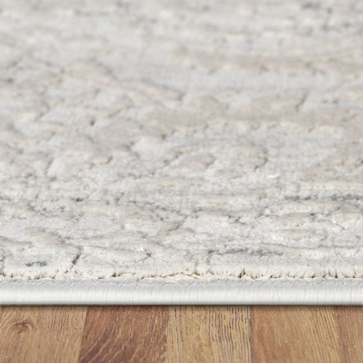 Acapulco 765 Vanilla Damask Patterned Modern Rug - Rugs Of Beauty - 4