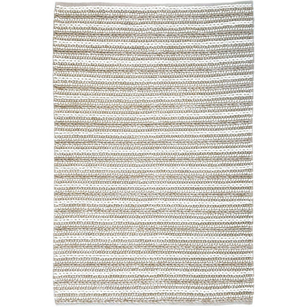 Emily 301 Wool Polyester Beige Taupe Striped Rug - Rugs Of Beauty - 1