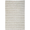 Emily 301 Wool Polyester Beige Taupe Striped Rug - Rugs Of Beauty - 1