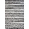 Emily 301 Wool Polyester Chocolate Brown Striped Rug - Rugs Of Beauty - 1