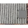 Emily 301 Wool Polyester Chocolate Brown Striped Rug - Rugs Of Beauty - 3