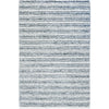 Emily 301 Wool Polyester Grey White Striped Rug - Rugs Of Beauty - 1
