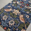 Morris & Co Strawberry Thief Indigo 027708 Designer Wool Rug - Rugs Of Beauty - 2