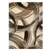 Canterbury 1125 Beige Curve Patterned Modern Rug - Rugs Of Beauty - 1