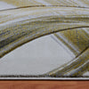 Canterbury 1125 Gold Grey Curve Patterned Modern Rug - Rugs Of Beauty - 6