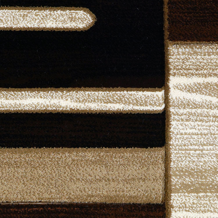 Canterbury 1126 Beige Brown Patterned Modern Rug - Rugs Of Beauty - 4