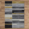 Canterbury 1126 Gold Grey Patterned Modern Rug - Rugs Of Beauty - 3