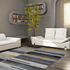 Canterbury 1126 Gold Grey Patterned Modern Rug - Rugs Of Beauty - 2