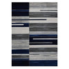 Canterbury 1126 Grey Blue Patterned Modern Rug - Rugs Of Beauty - 1