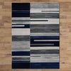 Canterbury 1126 Grey Blue Patterned Modern Rug - Rugs Of Beauty - 3