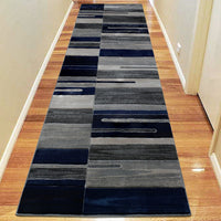 Canterbury 1126 Grey Blue Patterned Modern Rug - Rugs Of Beauty - 7