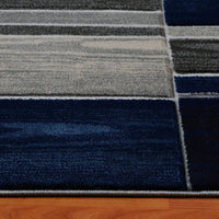 Canterbury 1126 Grey Blue Patterned Modern Rug - Rugs Of Beauty - 4
