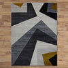Canterbury 1127 Grey Gold Patterned Modern Rug - Rugs Of Beauty - 3