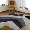 Canterbury 1127 Grey Gold Patterned Modern Rug - Rugs Of Beauty - 2