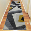 Canterbury 1127 Grey Gold Patterned Modern Rug - Rugs Of Beauty - 7