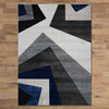 Canterbury 1127 Grey Blue Patterned Modern Rug - Rugs Of Beauty - 3