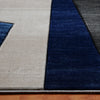 Canterbury 1127 Grey Blue Patterned Modern Rug - Rugs Of Beauty - 4