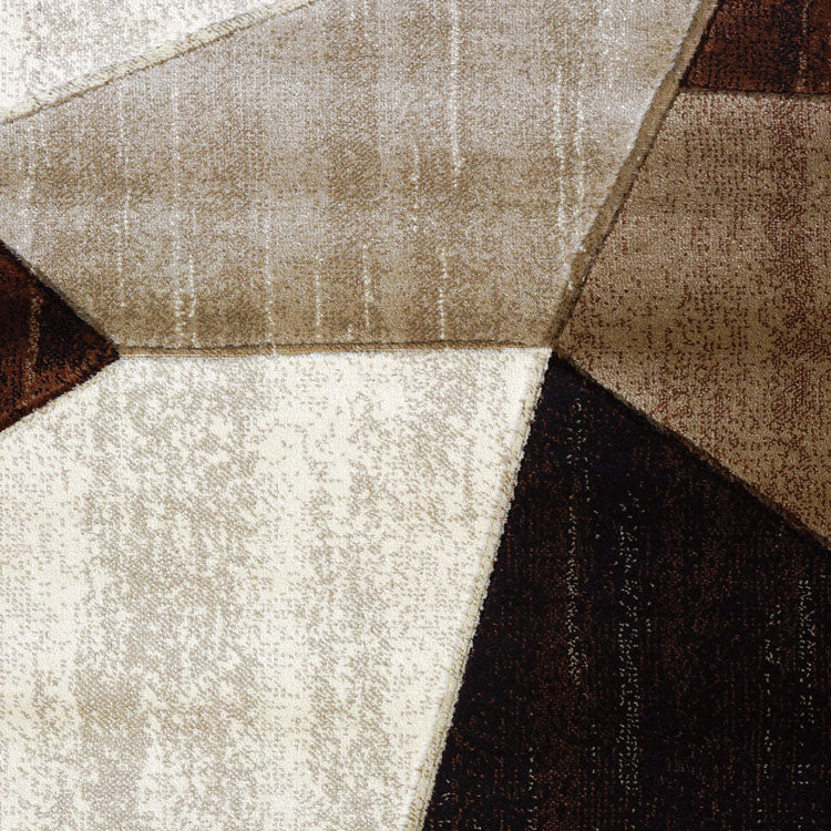 Canterbury 1128 Beige Brown Patterned Modern Rug - Rugs Of Beauty - 4
