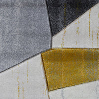 Canterbury 1128 Grey Gold Patterned Modern Rug - Rugs Of Beauty - 4