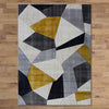 Canterbury 1128 Grey Gold Patterned Modern Rug - Rugs Of Beauty - 3