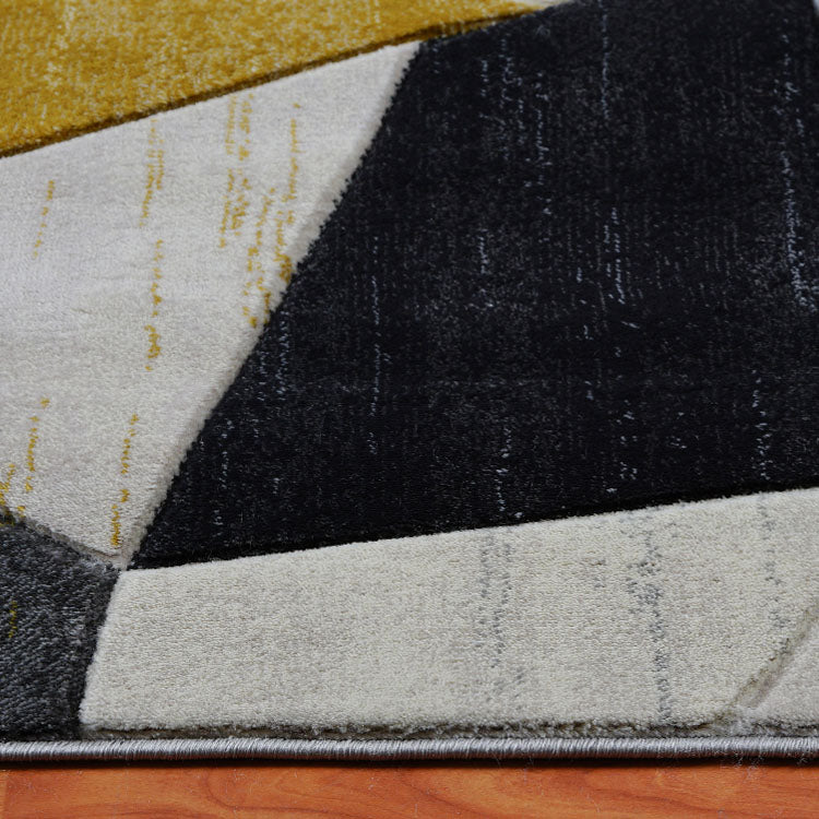 Canterbury 1128 Grey Gold Patterned Modern Rug - Rugs Of Beauty - 5